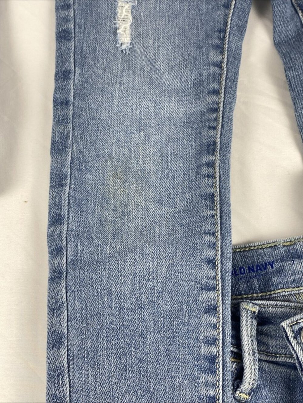 Bundle of 6 Girls Blue Denim Jeans & Shorts SIZE 7 Old Navy & Jumping Beans - Picture 9 of 11